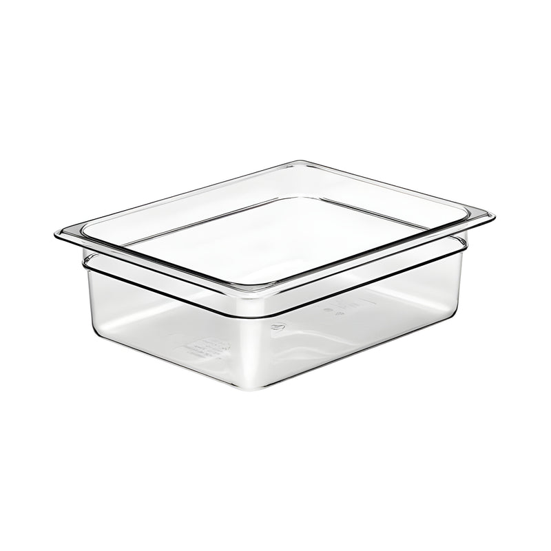 GN 1/2 Food Container Large, Clear Polycarbonate