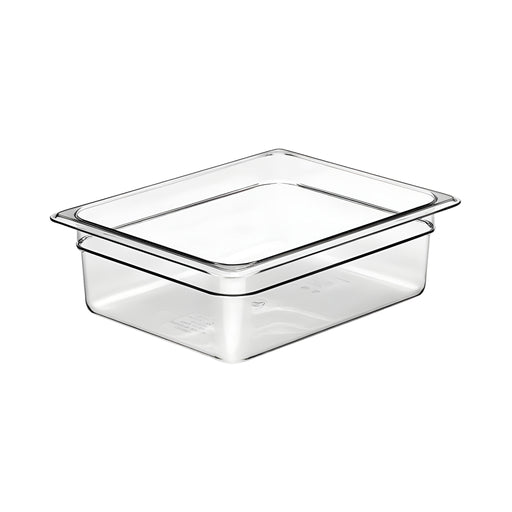 GN 1/2 Food Container Large, Clear Polycarbonate
