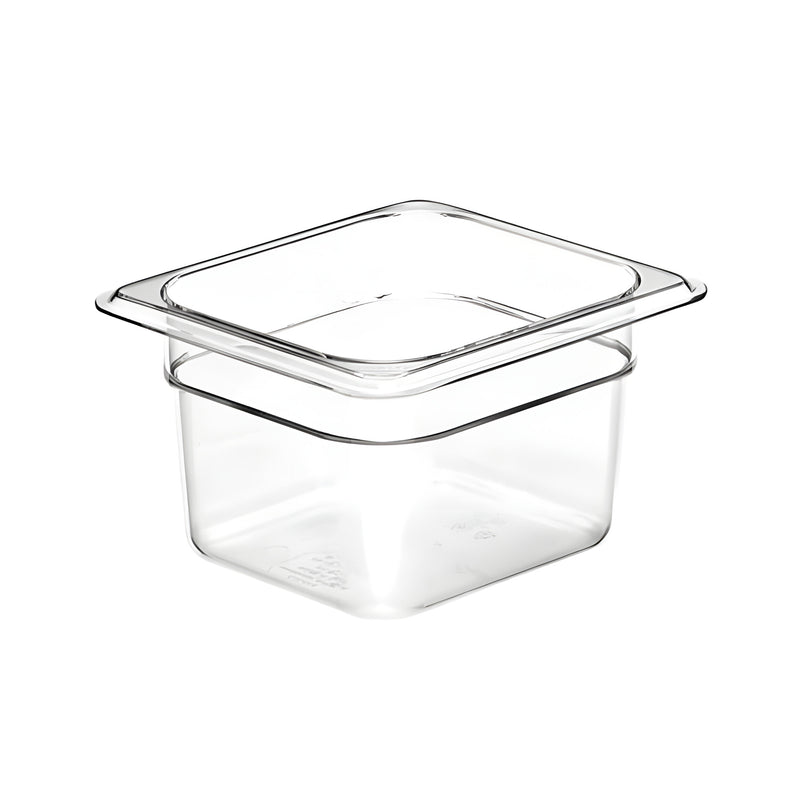 GN 1/6 Food Pan, Clear Polycarbonate