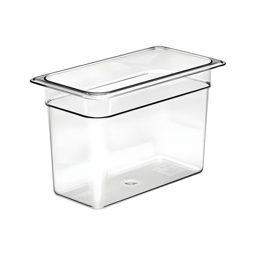 GN 1/3 Food Container Small, Clear Polycarbonate
