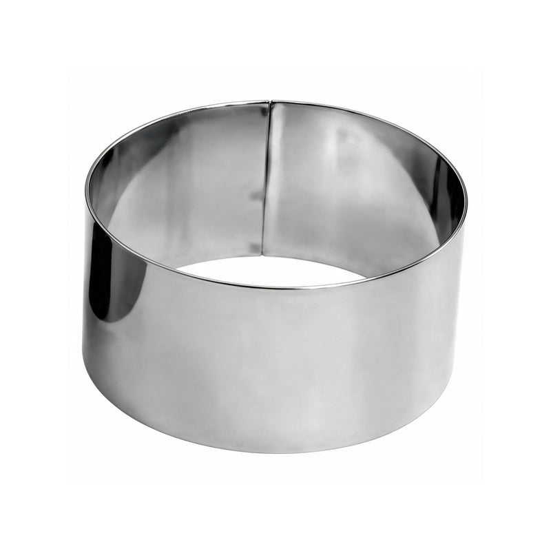 Round Cake Ring 5xH5cm, Stainless Steel