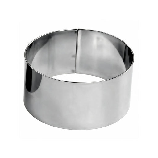 Round Cake Ring 5xH5cm, Stainless Steel
