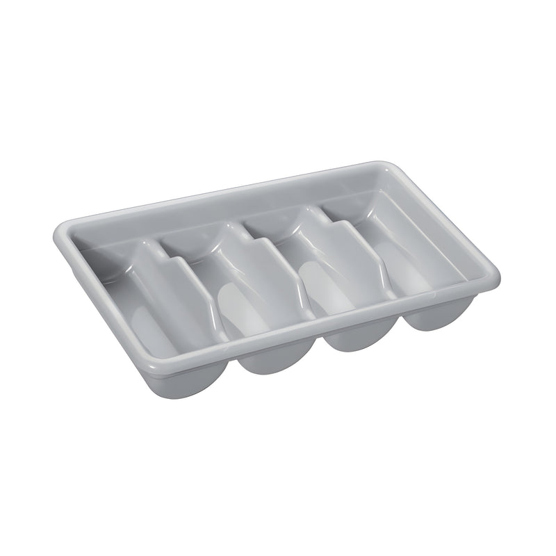 Cutlery Tray 4 Compartments, Grey