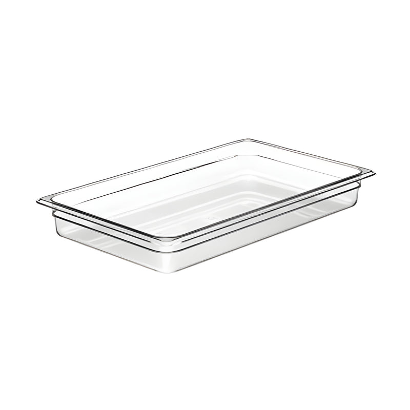 GN 1/1 Food Pan, Clear Polycarbonate