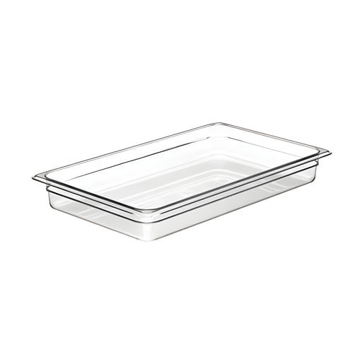 GN 1/1 Food Pan, Clear Polycarbonate