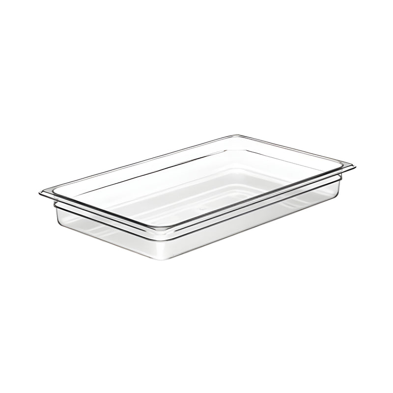 GN 1/1 Food Container Medium, Clear Polycarbonate