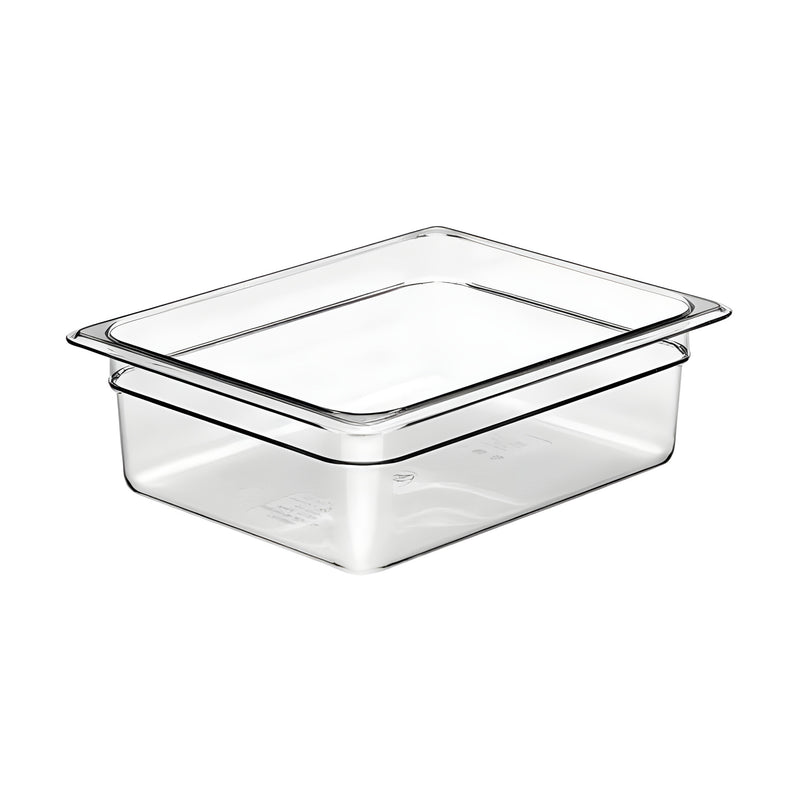 GN 1/2 Food Container Small, Clear Polycarbonate