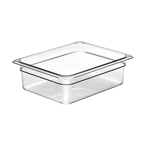 GN 1/2 Food Container Medium, Clear Polycarbonate