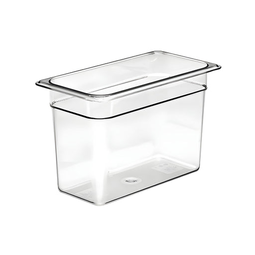 GN 1/3 Food Container Extra Large, Clear Polycarbonate