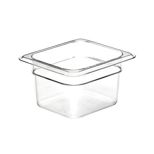 GN 1/6 Food Container Small, Clear Polycarbonate