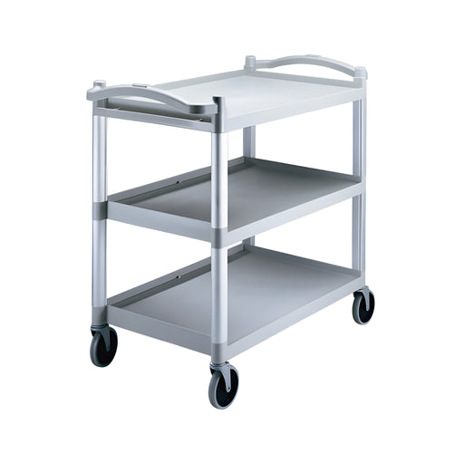 3-Tier Clearing Trolley 180kg, Speckled Grey
