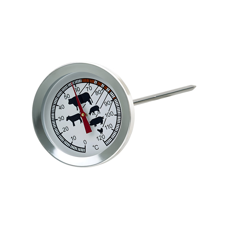Dial Thermometer, 0/+120°C, Stainless Steel Probe
