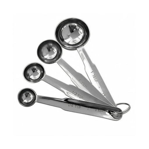 Round Measuring Spoon (1-2.5-5-15ml), Stainless Steel