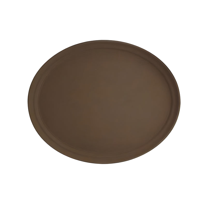 Camtread Oval Non-Slip Tray, Brown