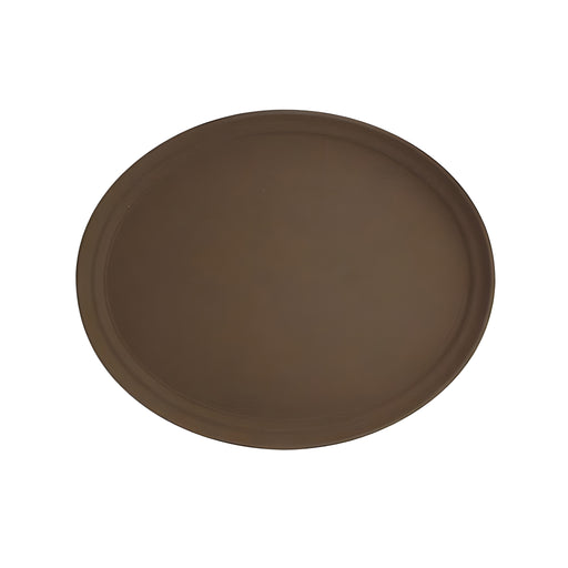 Camtread Oval Non-Slip Tray, Brown