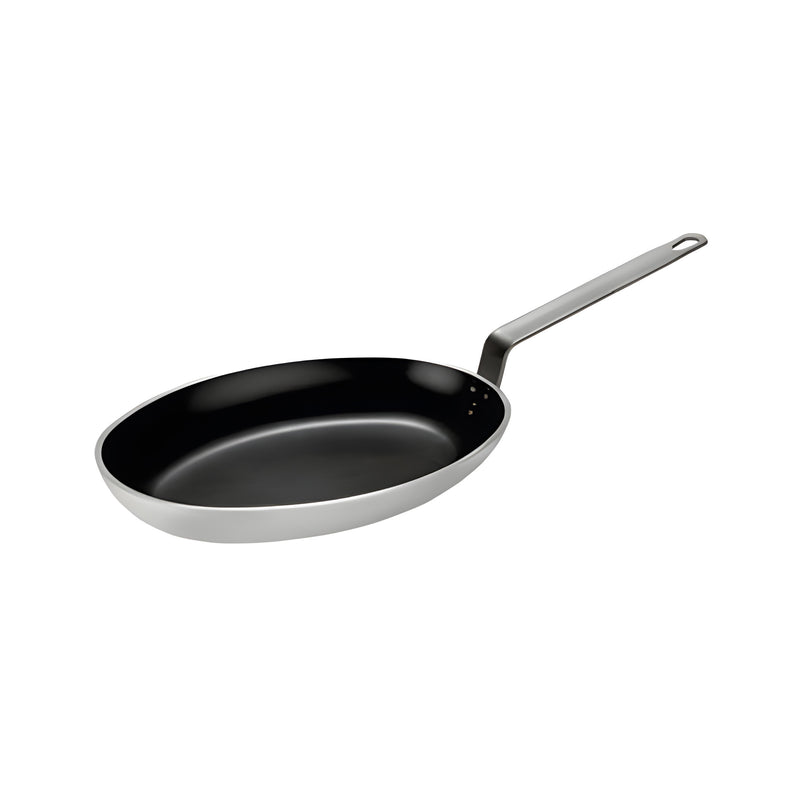 Oval Non-Stick Frying Pan, Aluminium