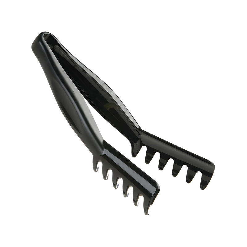 Angled Tong Large, Black Polycarbonate