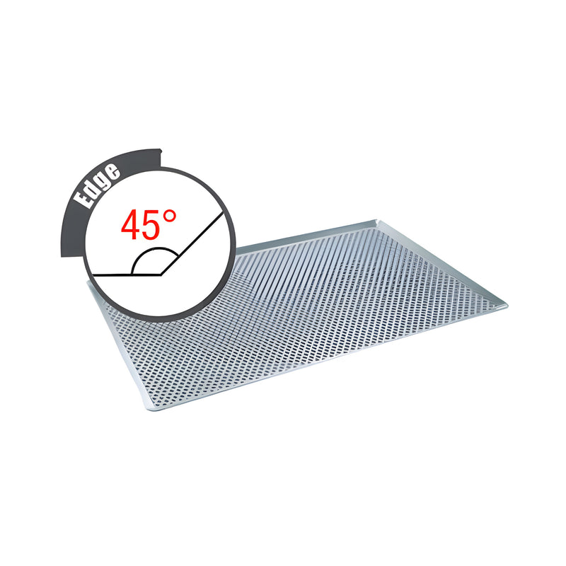 Baking Sheet GN 1/1, 45° Perforated Aluminium