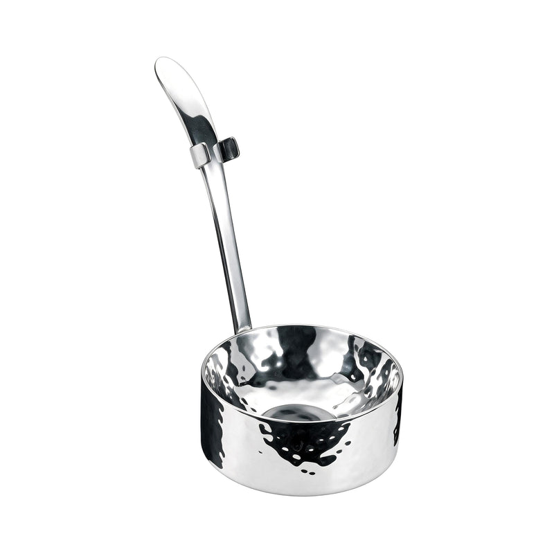 Hammered Spoon Holder, Stainless Steel