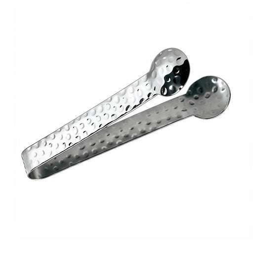 Hammered Ice Tong, Stainless Steel