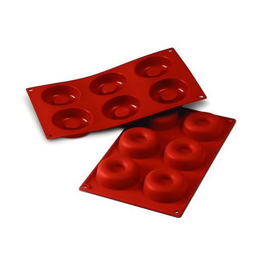 Silicone Flex Mould, 6 Savarins