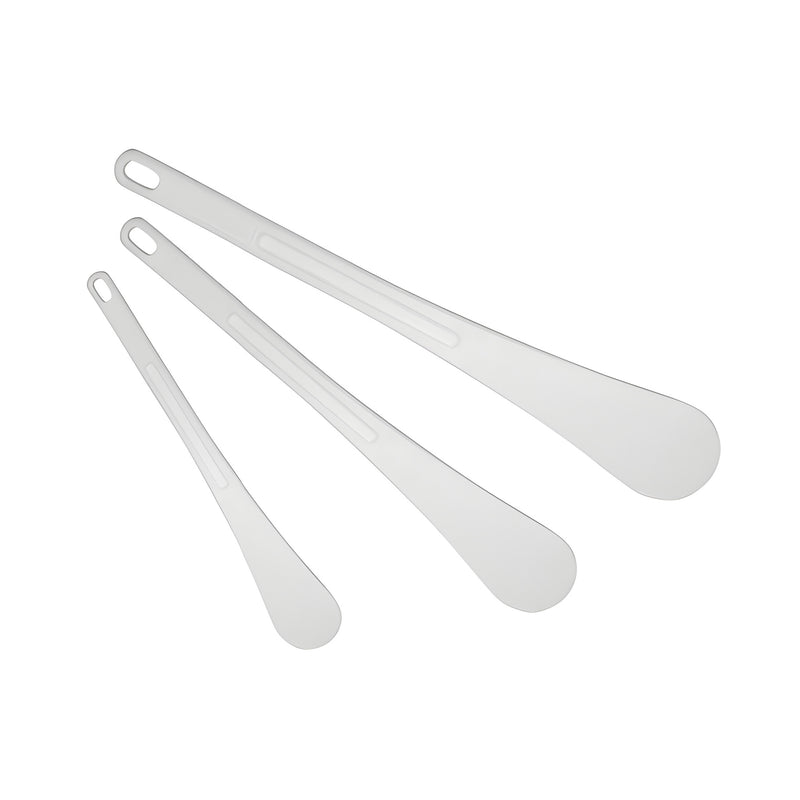 Polyglass Spatula Medium, White, 220°C, Anti-Fall Handle