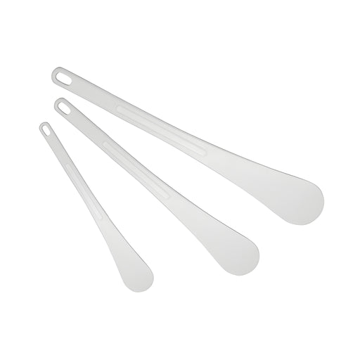 Polyglass Spatula Medium, White, 220°C, Anti-Fall Handle