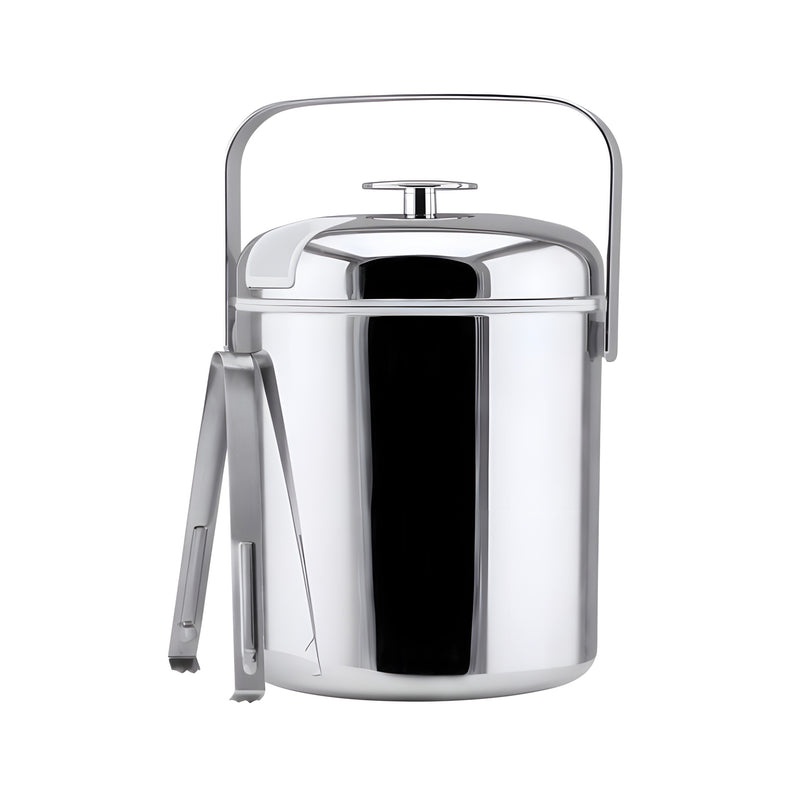 Classic Insulated Ice Bucket with Lid & Tong