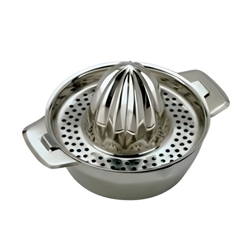 Lemon/Fruit Squeezer, 2 Pieces, Stainless Steel