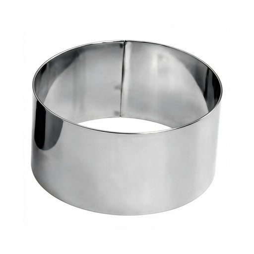 Round Cake Ring x H4cm, Stainless Steel