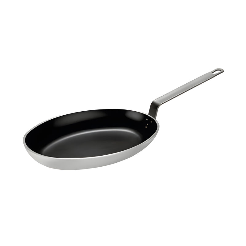 Oval Frying Pan, Non-Stick Aluminium