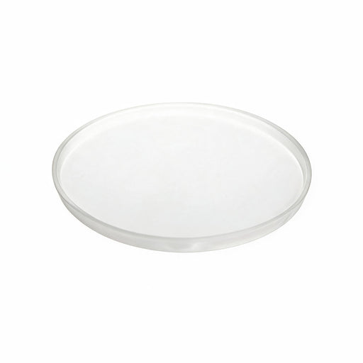 White Round Flat Plate Small