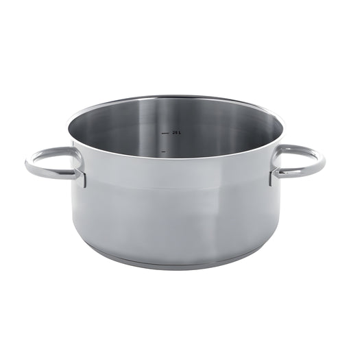 Qualiplus Sauté Pan 2 Handles Medium, Stainless Steel