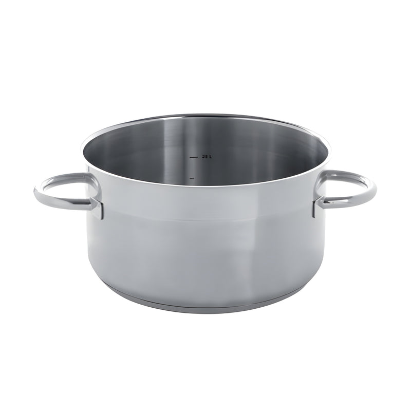 Qualiplus Sauté Pan with 2 Handles Small, Stainless Steel