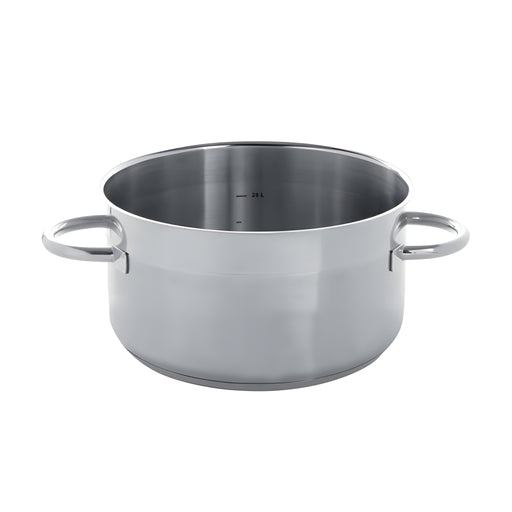 Qualiplus Sauté Pan with 2 Handles Small, Stainless Steel
