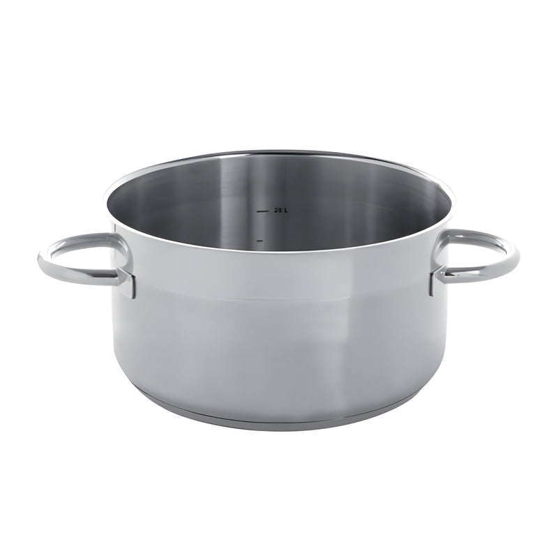 Qualiplus Sauté Pan with 2 Handles Medium, Stainless Steel