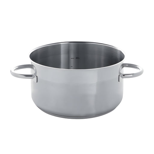 Qualiplus Sauté Pan with 2 Handles Medium, Stainless Steel