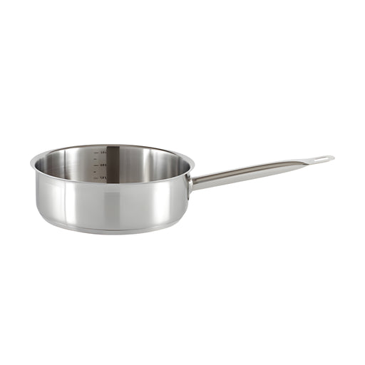 Qualiplus Straight Sauté Pan Small, Stainless Steel