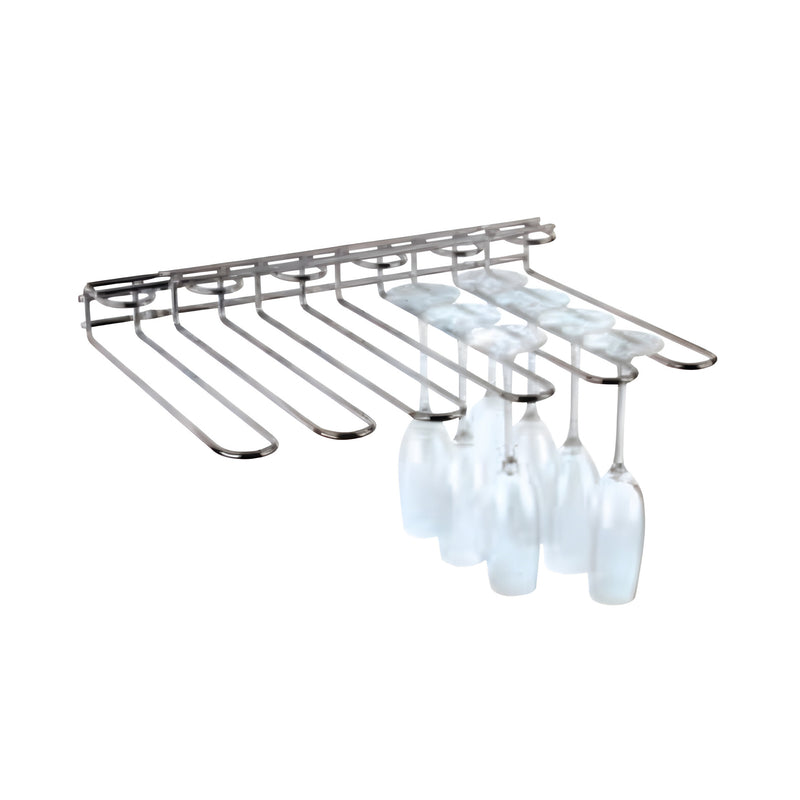 Glass Rack for 20 Glasses, Chrome-Plated Wire