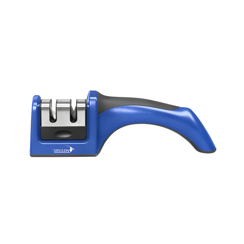 2-Stage Manual Knife Sharpener 19x5x6cm, Tungsten/Ceramic
