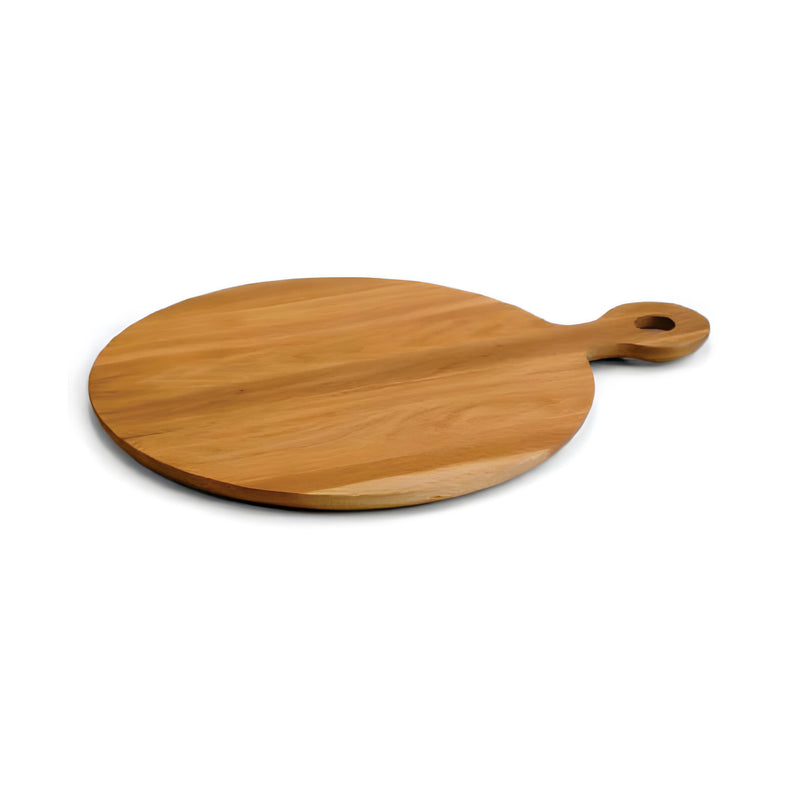 Cicchetti Round Oak Pizza Board with Handle
