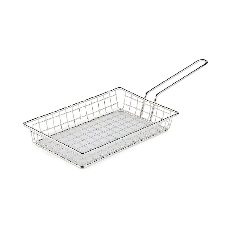 Fry Basket with Handle, Stainless Steel
