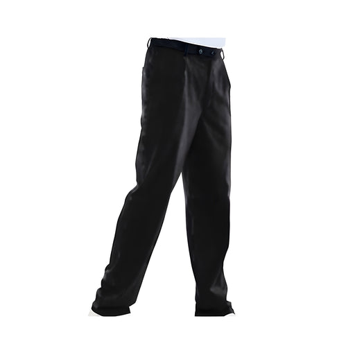 Classic Black Chef Trousers, Size 28