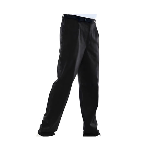 Classic Black Chef Trousers, Size 30
