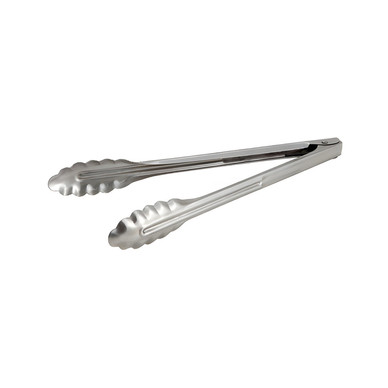 Extra Strong Utility Tongs Large, Stainless Steel
