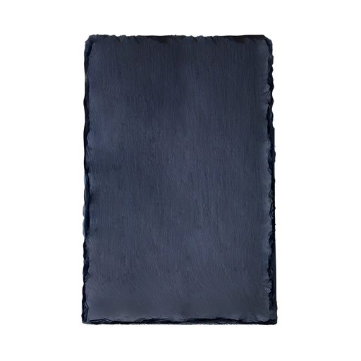Natural Slate Rectangular Plate Medium, Scalloped Edge