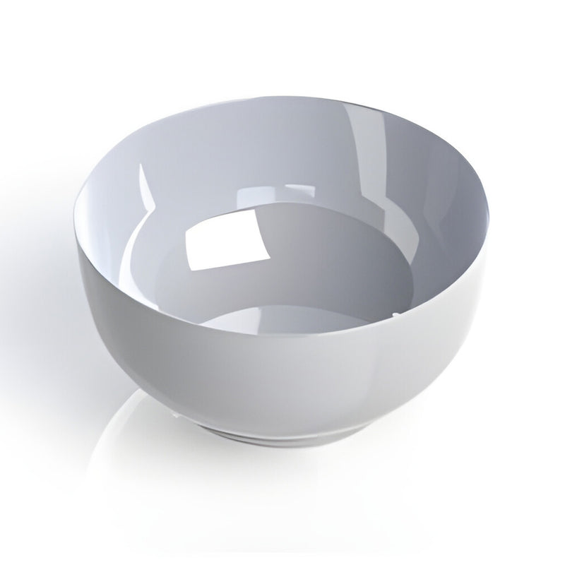 Style Round Bowl Large, White Porcelain
