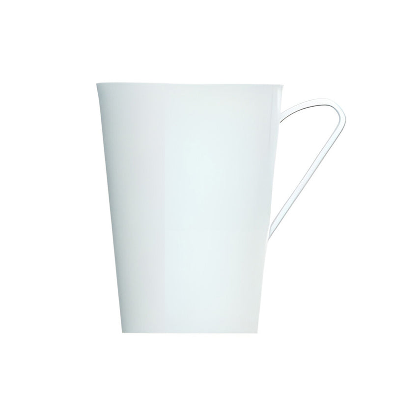 Style Non-Stackable Mug, White Porcelain