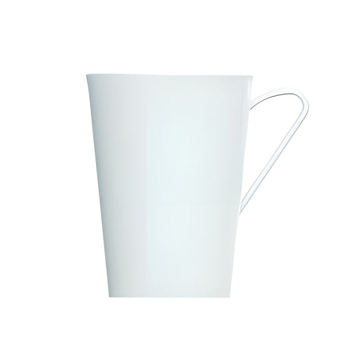 Style Non-Stackable Mug, White Porcelain