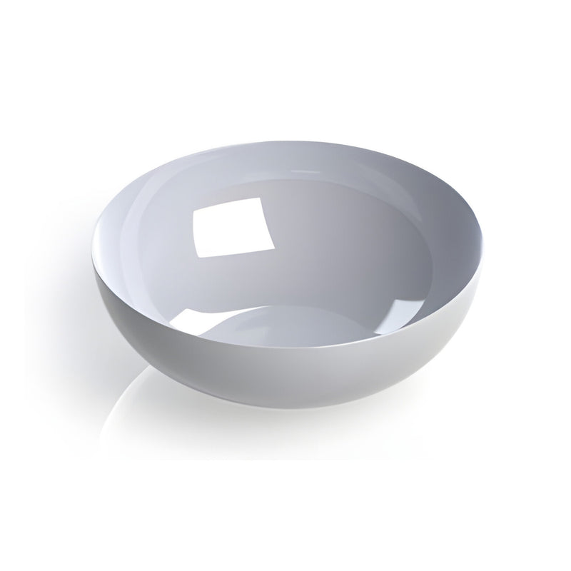 Style Salad Bowl Small, White Porcelain